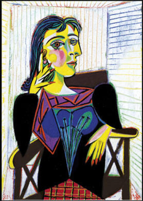 Pablo Picasso, Porträt Dora Maar (1937), Öl auf Leinwand (92 x 65 cm), Musée Picasso, Paris.